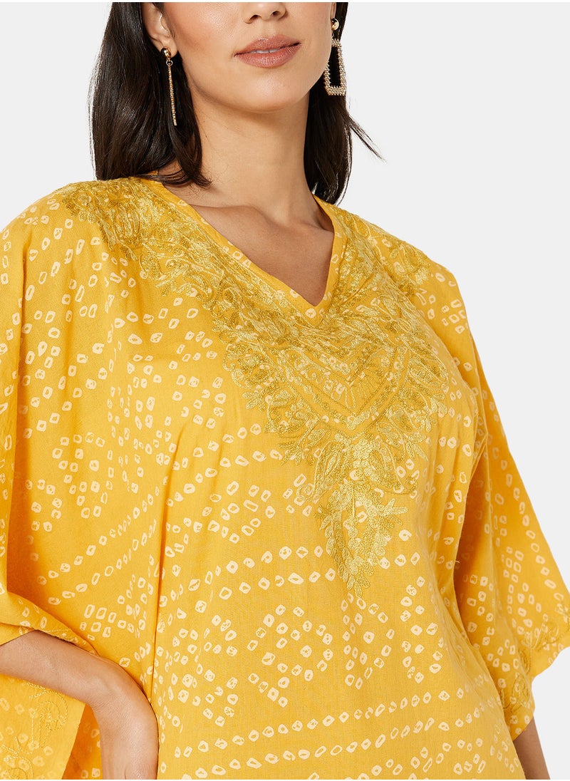 ARABIAN CLOSET EMBROIDERED KAFTAN  - Image 3