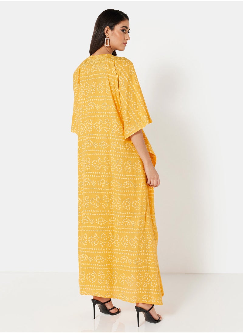 ARABIAN CLOSET EMBROIDERED KAFTAN  - Image 2