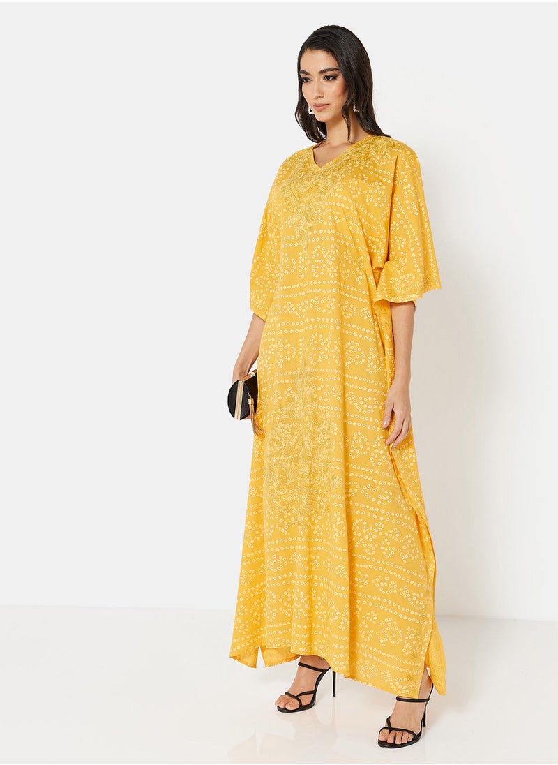 ARABIAN CLOSET EMBROIDERED KAFTAN  - Image 4