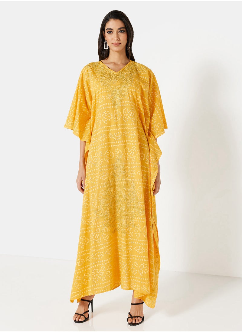 ARABIAN CLOSET EMBROIDERED KAFTAN  - Image 1