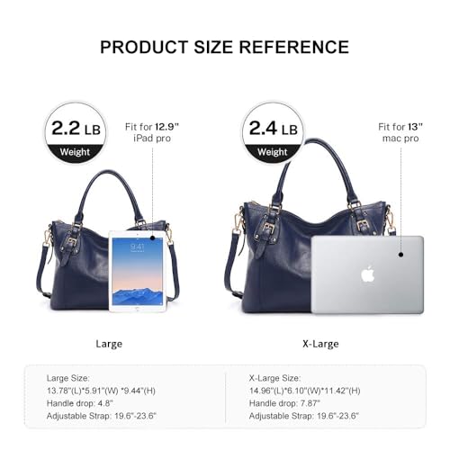 Kattee Leather Handbags Tote Shoulder Bag for Woman Satchel Designer Purse Top Handles Crossbody Bag Large Capacity - Image 3