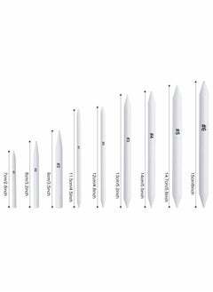 Excefore Blending Stumps and Tortillions Paper Art Blenders with Sandpaper Pencil Sharpener Pointer for Student Artist Charcoal Sketch Drawing Tools（54 pcs ）  - Image 5