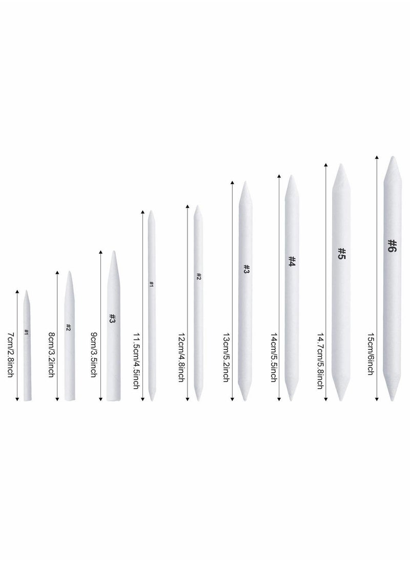 Excefore - Blending Stumps and Tortillions Paper Art Blenders with Sandpaper Pencil Sharpener Pointer for Student Artist Charcoal Sketch Drawing Tools（54 pcs ） - Image 1