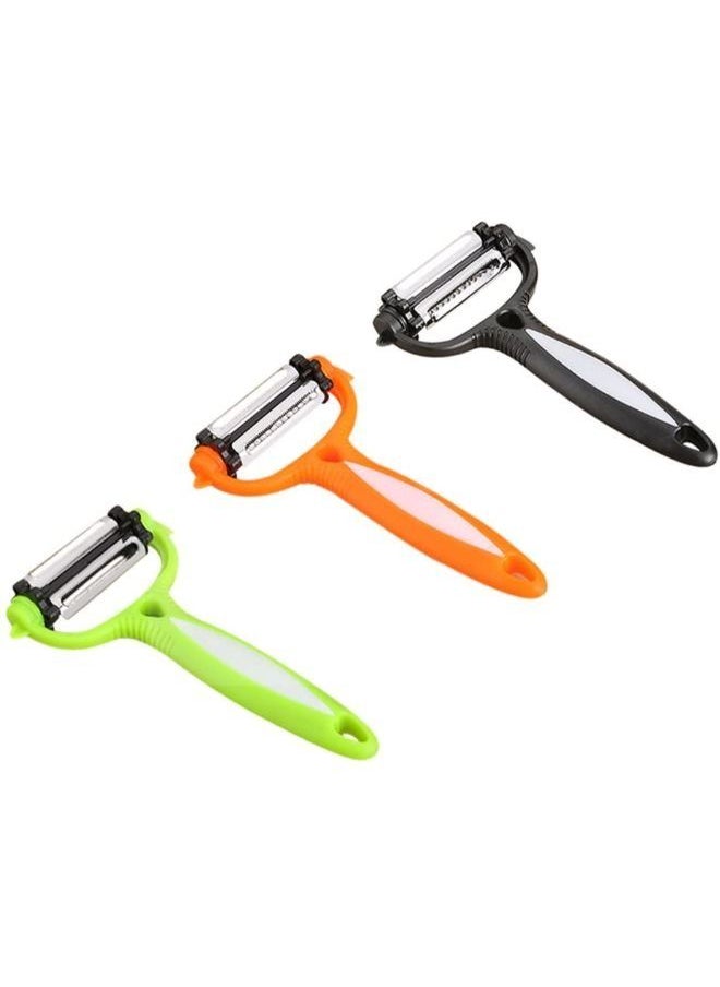 EasyLife - 3-in-1 Multifunctional Stainless Steel Peeler for Household Kitchen With Comfortable Handle - Image 1