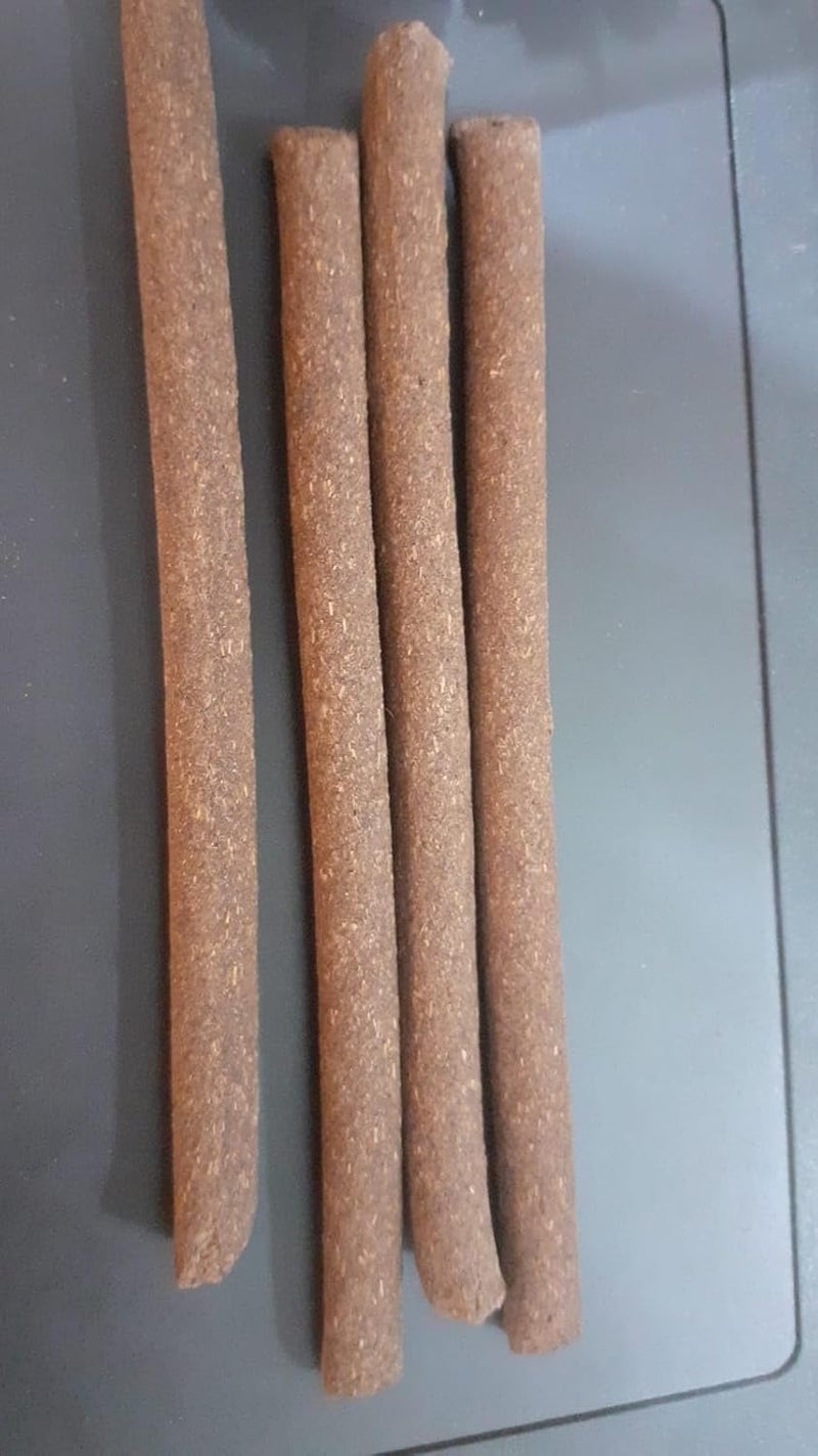 Cow Dung Panchagavya Desi Cow Dung Havan & Chandan Dhoop Batti/Organic Incense Sticks for Pooja and Home Fragrance - 30 Sticks - Image 2