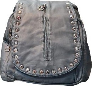 Barcelona Wash Leather Women's Shoulder and Backpack Bag - Image 1