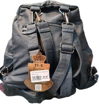 Barcelona Wash Leather Women's Shoulder and Backpack Bag - Image 2