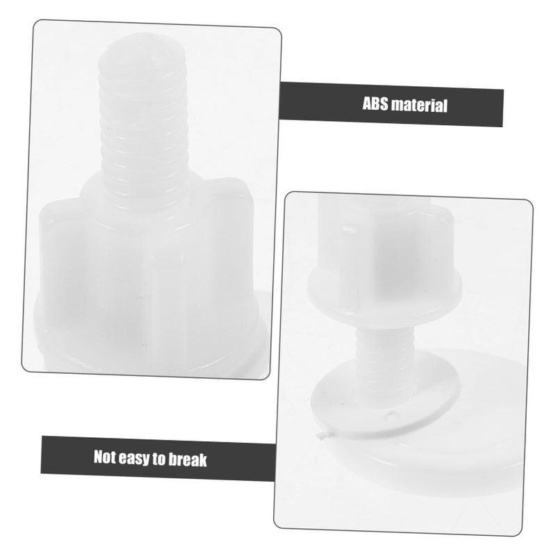 Toilet Seat Replacement Screws Plastic Fittings For Easy Installation 4 Pack - Image 5