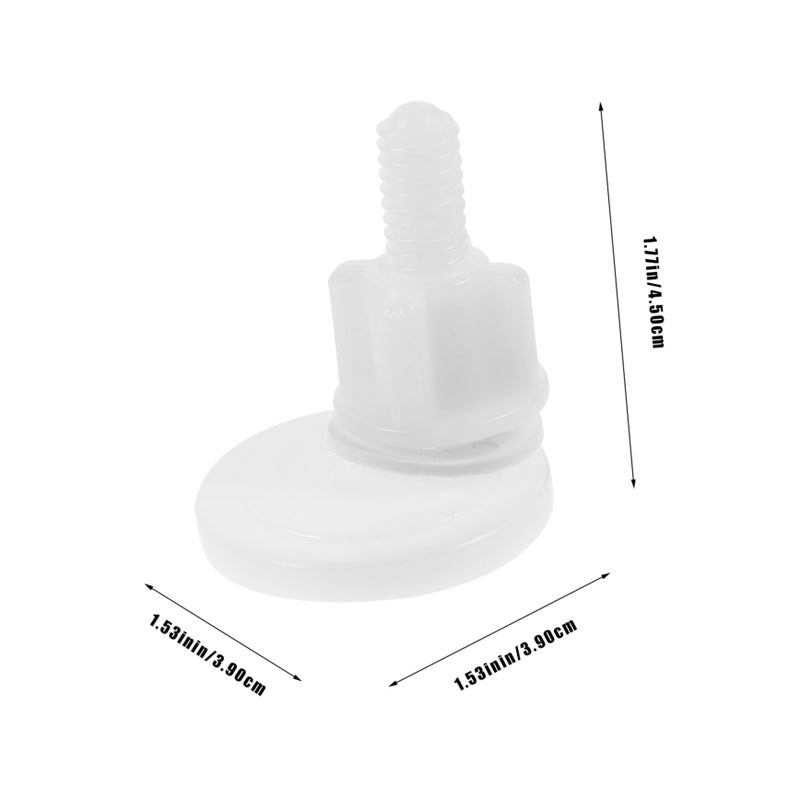 Toilet Seat Replacement Screws Plastic Fittings For Easy Installation 4 Pack - Image 3