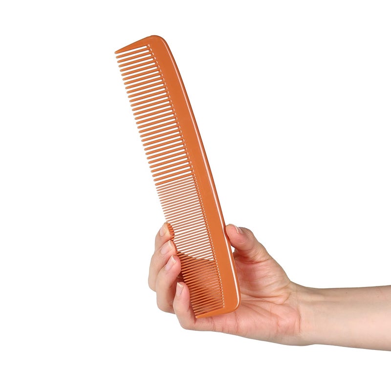 Styling Gear #303 Wide Tooth Comb Hair Detangling Comb Styling For Women, Men, Hair Stylists, Hair Comb, Wide Teeth Combs Fine Tooth Clipper Combs. 1 Piece (Tan)