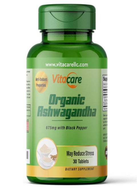30 Tablet Organic Ashwaganda