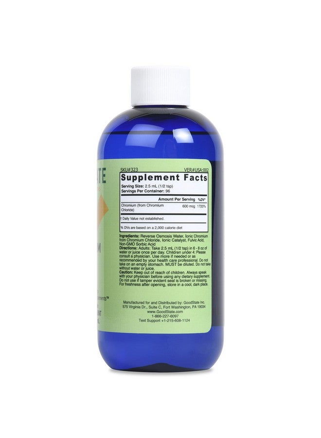 Good State Good State Liquid Ionic Chromium (96 servings at 600 mcg - 8 fl oz)  - Image 2