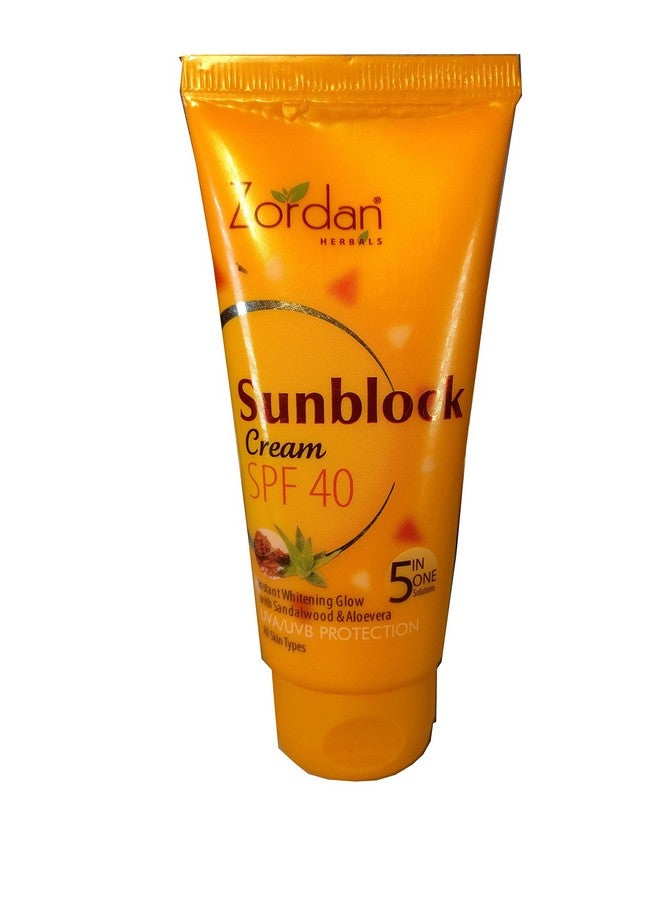 ZORDAN SUNBLOCK SPF 40 CREAM (UVA & UVB PROTECTION) - Image 1