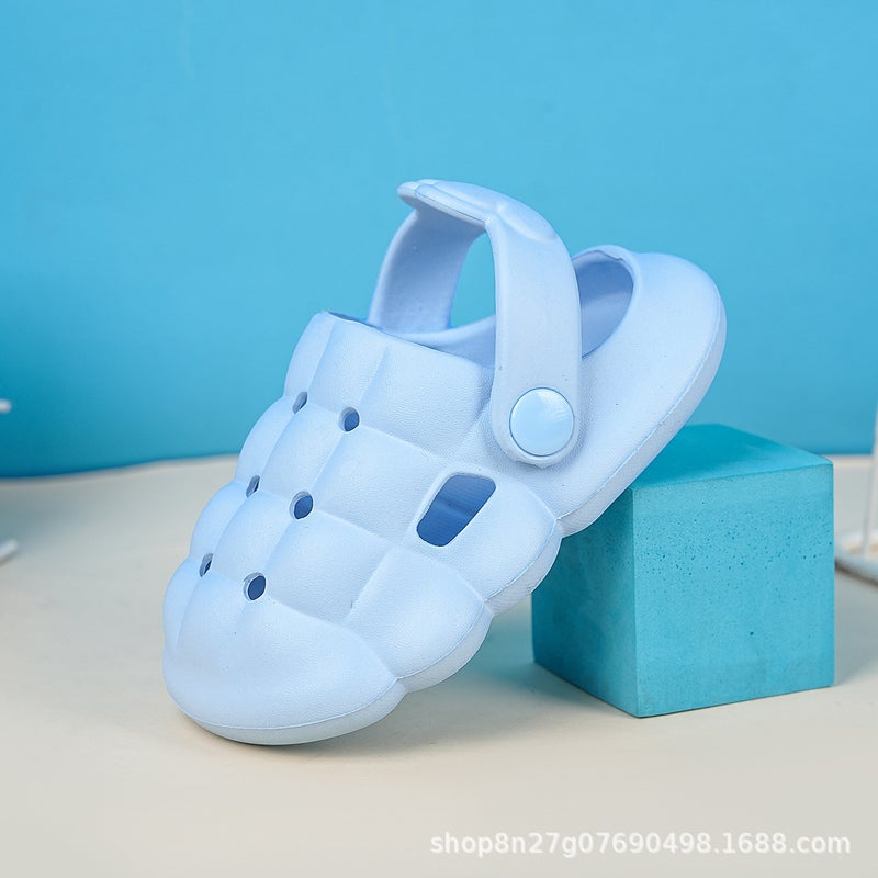 Fashion Little Boy Little Girl Outdoor Hole Shoes Non-Slip Wear-Resistant Soft Bottom Beach Shoes Children'S Slippers - Image 1