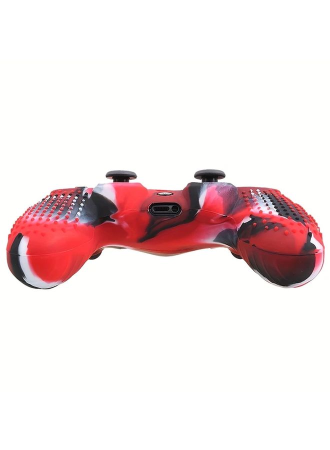 Black Camo Silicone Skin Grip Anti Scratch Cover For PS4 Controller Enhanced Grip - Image 4