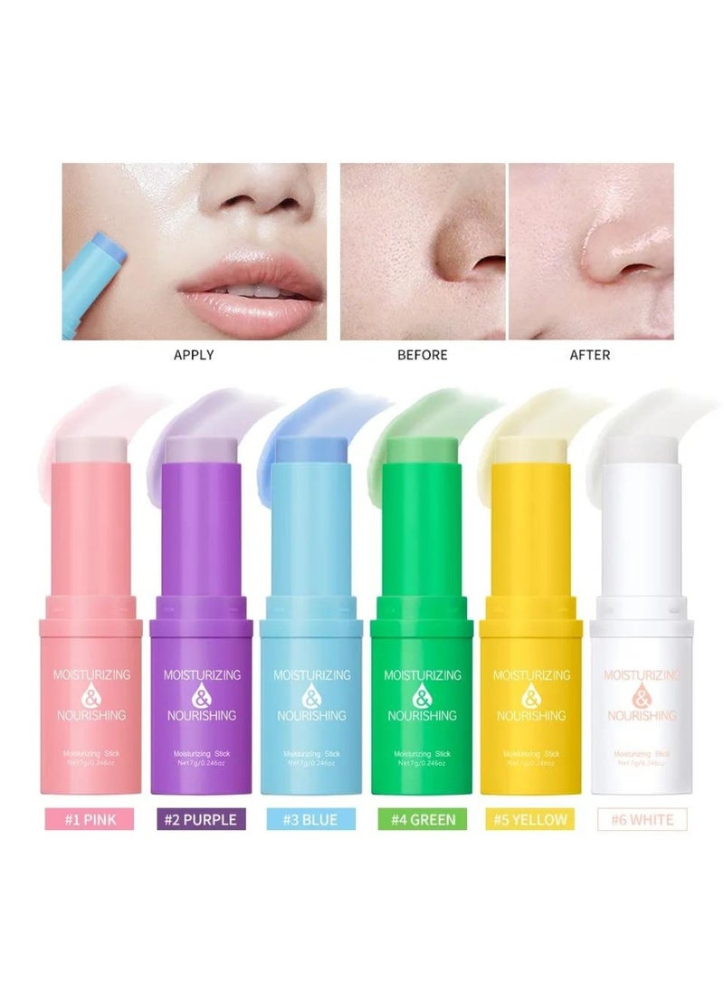 Moisturizing and Nourishing Cream Stick Multi Balm Facial Moisturizer Stick Balm Under Eye Cream Face Balm Stick for Hydrating and Smoothing Dry Skin Moisturizing Day and Night Stick