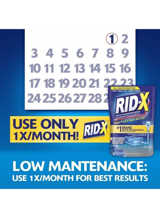 Rid-X Septic System Treatment, Septic Tank Treatment, 3-Monthly Supply Dual Action Septi-Pacs - 3.2 oz - Image 5