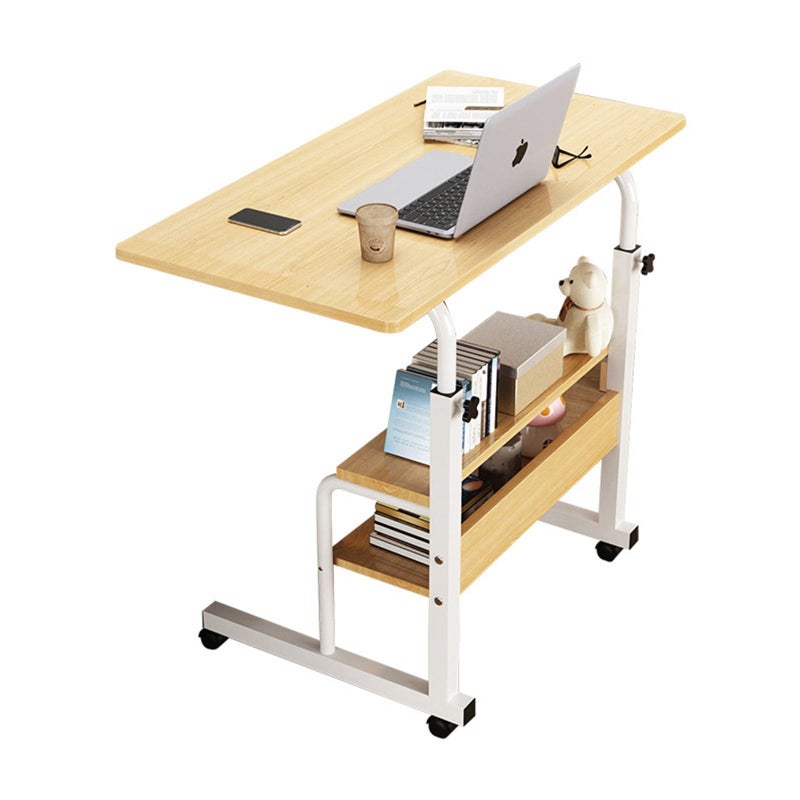 MUGATH Adjustable Work Stand Mobile Side,Workstation Laptop Student Desk Sit Desk Small Snack Table Floor Table, Bed and Couch Laptop Stand for Bed - Image 5