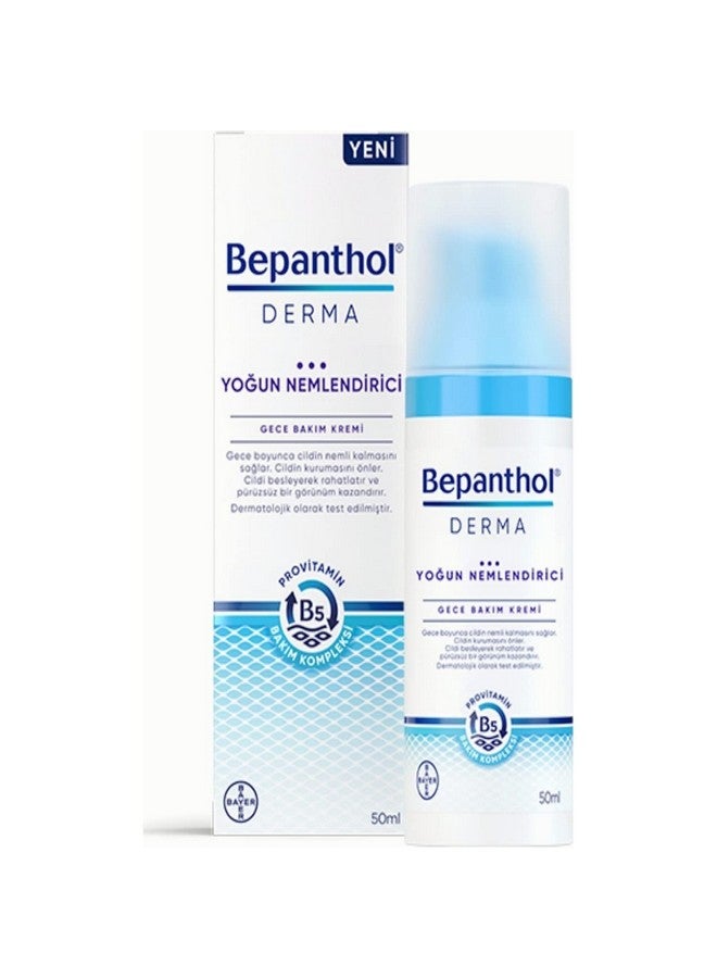 Bepanthol Derma Intensive Moisturizing-Night Face Care Cream-50 ml - Image 1