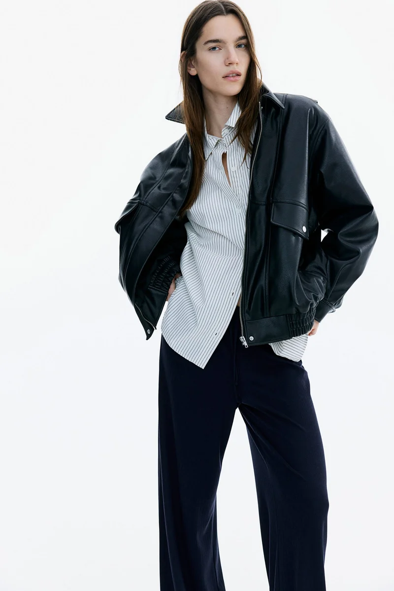 H&M Wide drawstring trousers