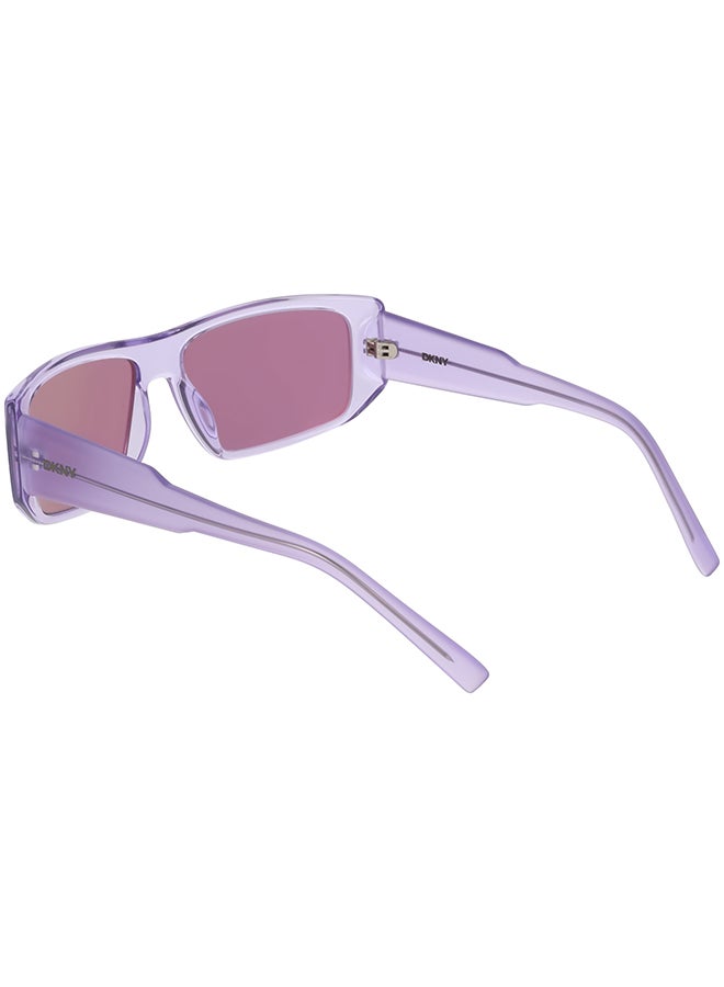 DKNY FULL RIM INJECTED DKNY SUN DK555S 5716 (520) CRYSTAL LILAC - Image 2