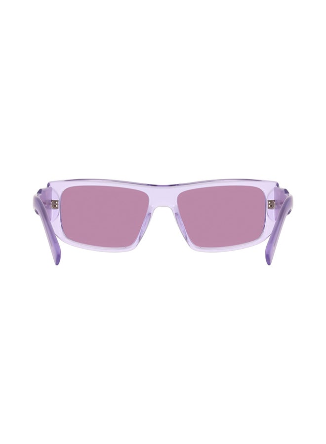 DKNY FULL RIM INJECTED DKNY SUN DK555S 5716 (520) CRYSTAL LILAC - Image 3