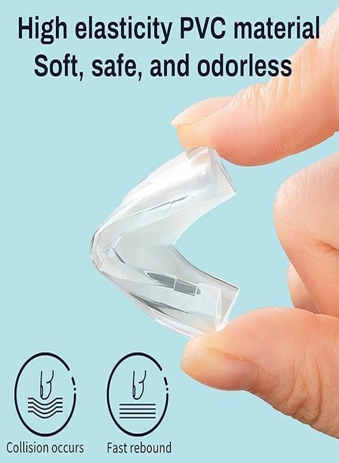 SHOPECOM Table Protectors, Baby Corner Protector, Clear Furniture Corner Cabinets and Edge Safety Bumpers, Cushion to Cover Sharp Furniture and Table Edges(4pc) - Image 4