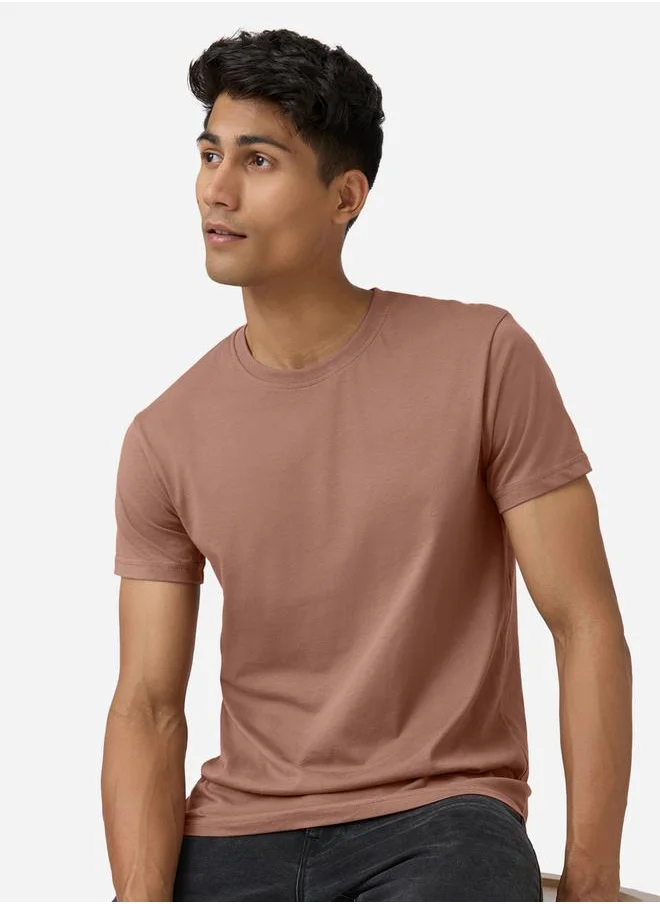 XYXX Combed Cotton Regular Fit T-Shirt