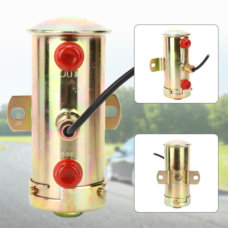 Electronic Fuel Pump Diesel 12V Steel Copper Construction Anti-Siphon Valve - High Performance Stable Oil Supply Pump for Commercial Vehicles - Image 5