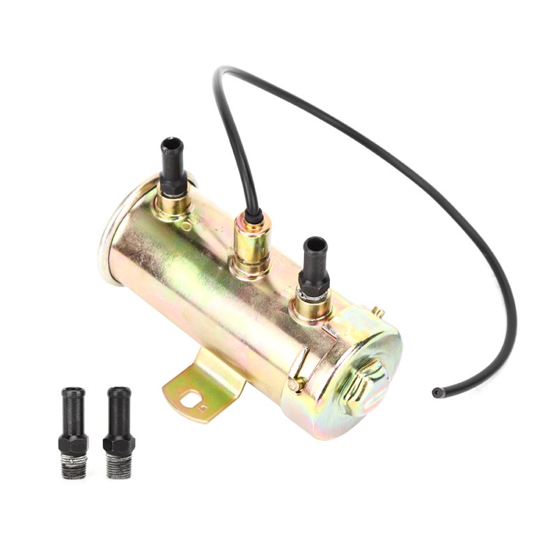 Electronic Fuel Pump Diesel 12V Steel Copper Construction Anti-Siphon Valve - High Performance Stable Oil Supply Pump for Commercial Vehicles - Image 1