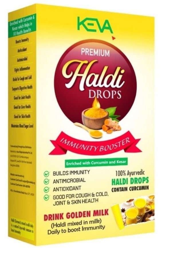 Keva KEVA Haldi Drops Enriched with Curcumin and Kesar for Immunity Booster (20ml X 2)  - Image 2