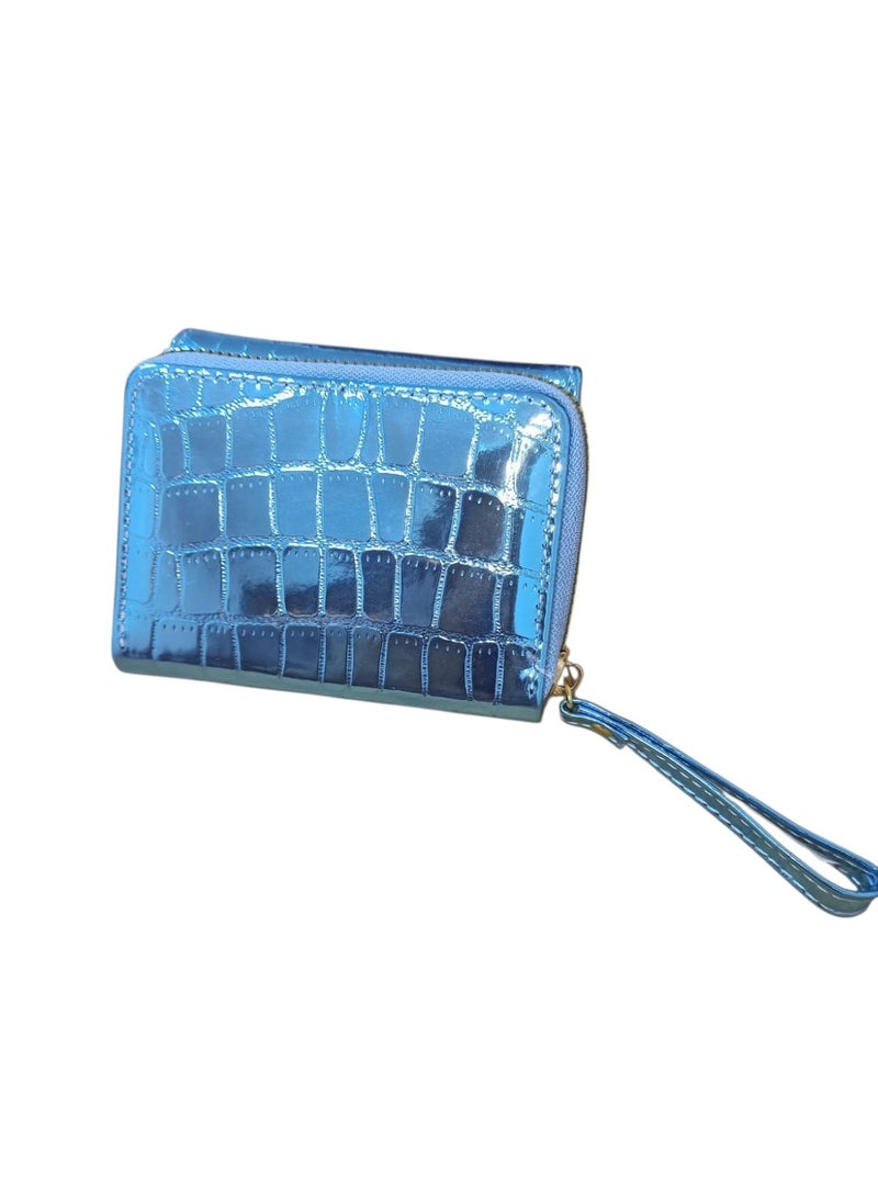 Women's Small Wallet with Zipper – Stylish Cash & Card Holder with Multiple Card Slots for Daily Use - Image 1