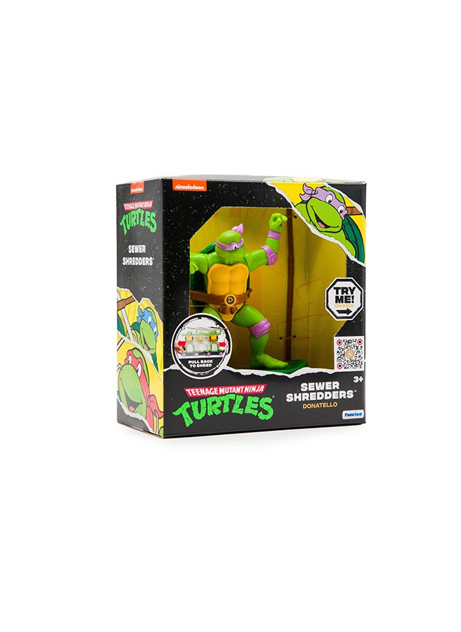 Teenage Mutant Ninja Turtles - Tmnt Rip Cord Sewer Shredders - Raphael assorted - Image 1