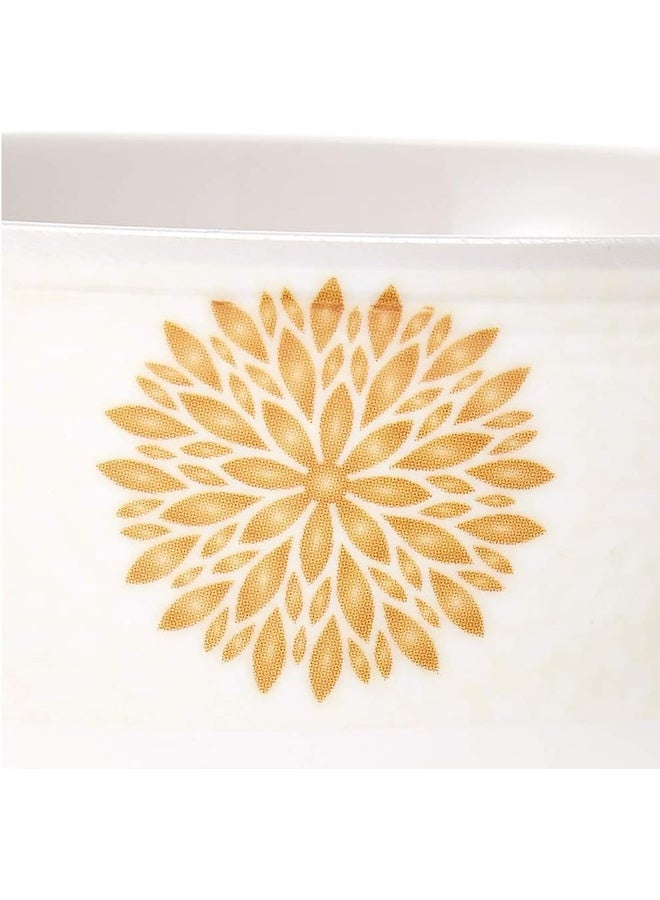 Servewell Servewell Melamine Katori Golden Leaves 9.5 cm  - Image 4