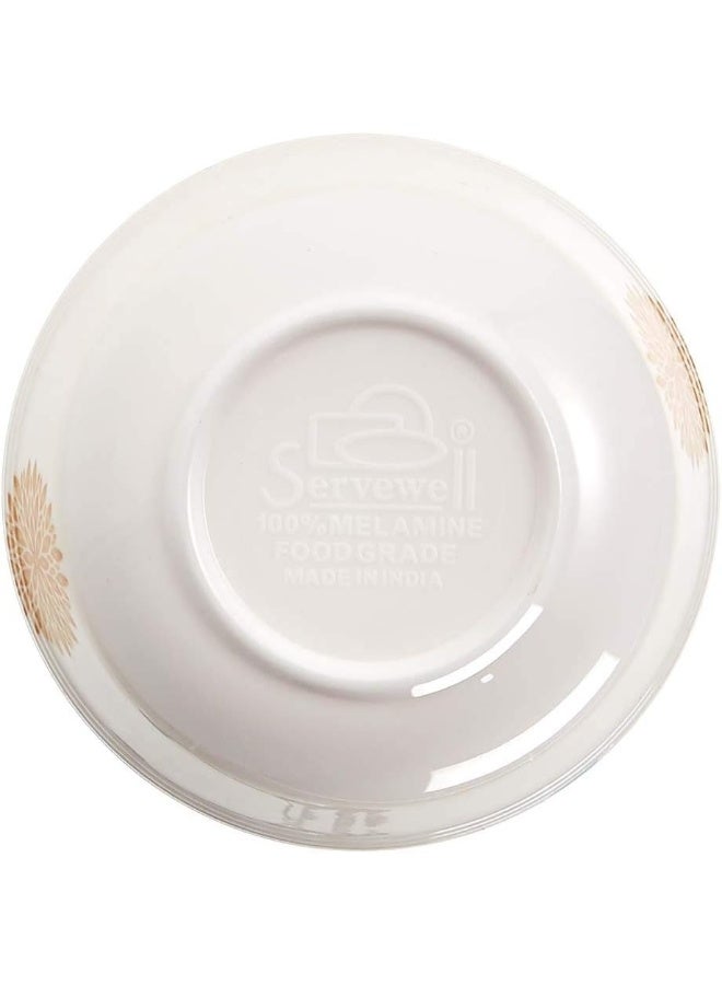 Servewell Servewell Melamine Katori Golden Leaves 9.5 cm  - Image 3