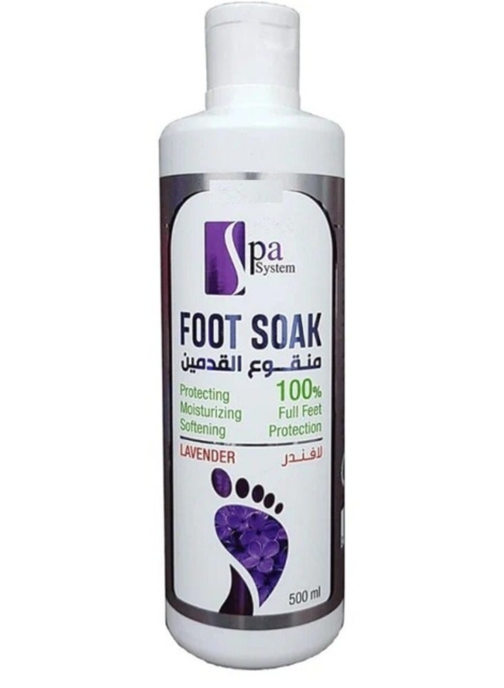 Spa System Lavender Foot Soak 500 ml