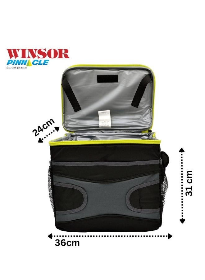 Winsor WINSOR Cooler Bag 23.9L/36 CANS - Large Reusable Soft Cooler Bags for Beach Camping Picnic Travel | Insulated Grocery Bags with Removable Shoulder Strap | Ideal for 30~80 Cans  - Image 2