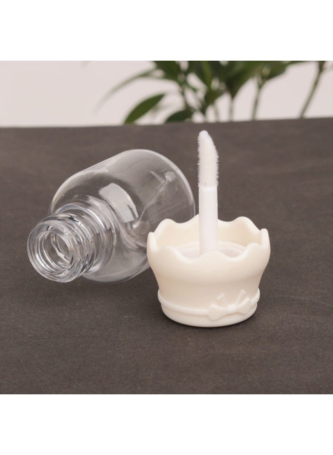 COSIDEA 10PCS Empty 15ml baby bottle lip gloss tubes White Cute Lipgloss Container Tube Packing castor oil container - Image 5
