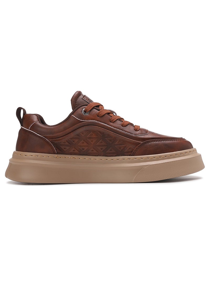 Sky View SKY VIEW Men's Fashion Shoes Ultrafine Fiber Vamp Casual Shoes For Men Non Slip Lace Up Chunky Sneakers Cushioned And Lightweight Low Top Walking Shoes  - Image 2