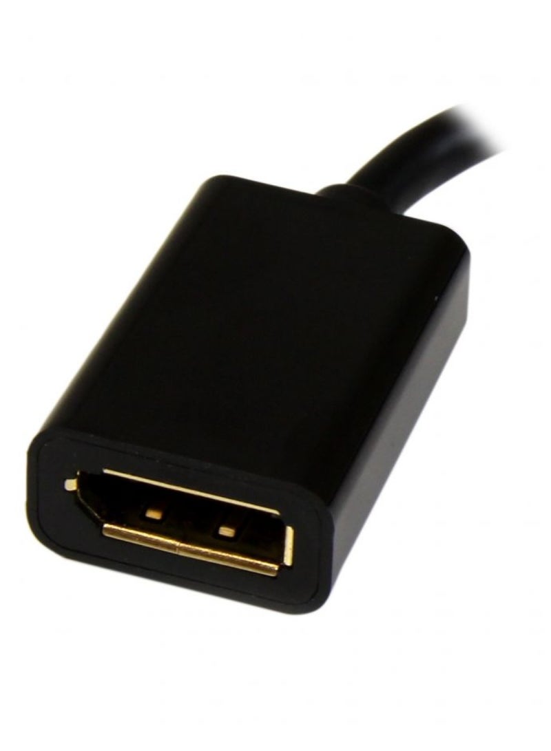 StarTech.com Mini DisplayPort to DisplayPort Adapter - 4K x 2K UHD Video - Mini DP to DP Converter - Mini DisplayPort to DisplayPort 1.2 Adapter - mDP PC/Computer to DP Monitor/Display (MDP2DPMF6IN) - Image 5