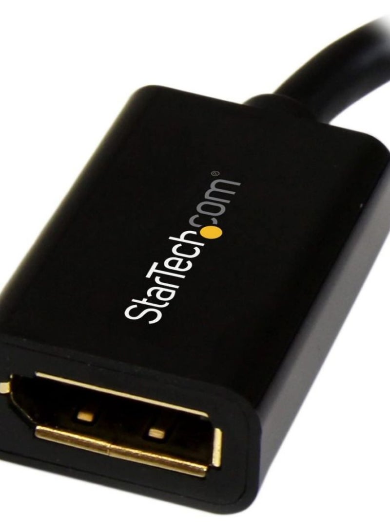 StarTech.com Mini DisplayPort to DisplayPort Adapter - 4K x 2K UHD Video - Mini DP to DP Converter - Mini DisplayPort to DisplayPort 1.2 Adapter - mDP PC/Computer to DP Monitor/Display (MDP2DPMF6IN) - Image 3