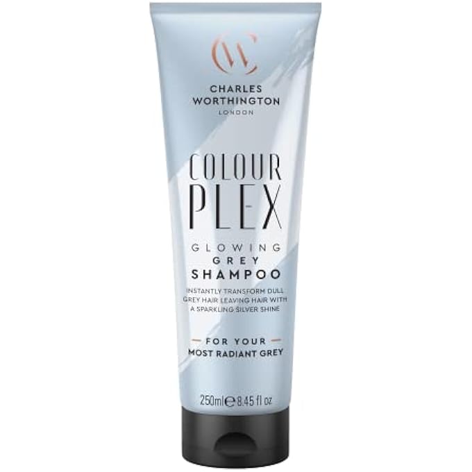 CHARLES WORTHINGTON COLOUR PLEX GLOWING GREY SHAMPOO 250ML - Image 1