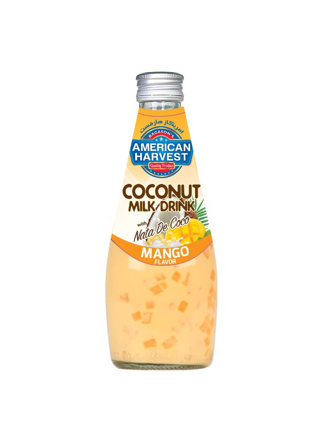 American Harvest Coconut Milk With Nata De Coco Mango 290ml - Image 1