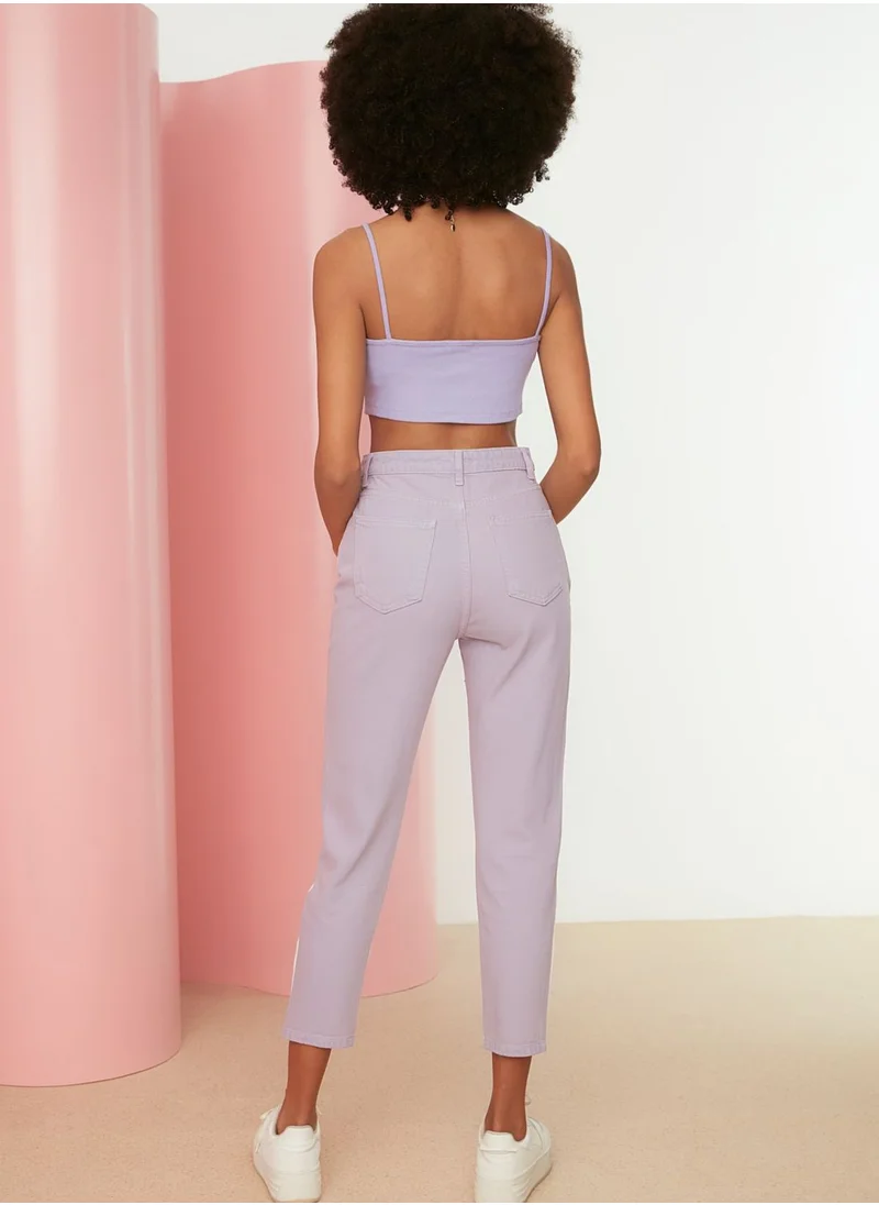 trendyol High Waist Colorblock Jeans