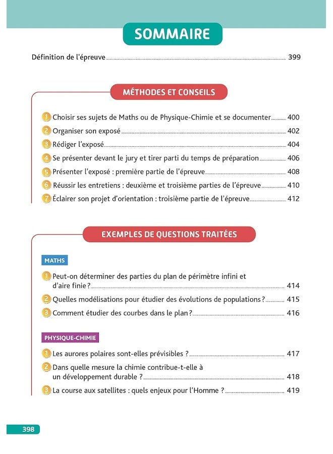 Objectif BAC Tle Ma compil' de spécialités Maths et Physique-Chimie: + Grand Oral + option Maths expertes