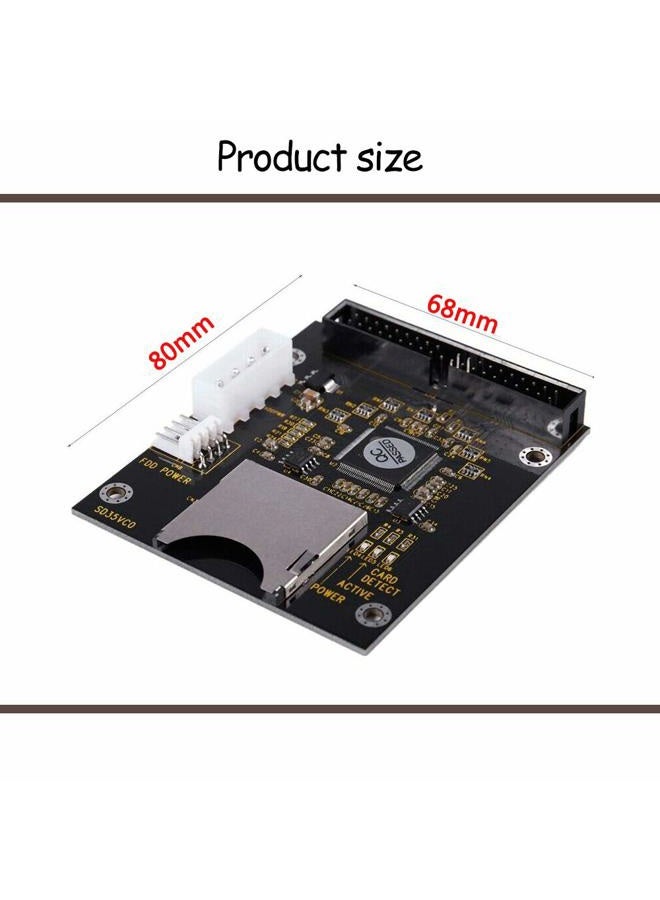 KOOBOOK 1Pcs SD SDHC Card to IDE 3.5" 40Pin Male Adapter Male IDE Hard Disk Drive Adapter - Image 5