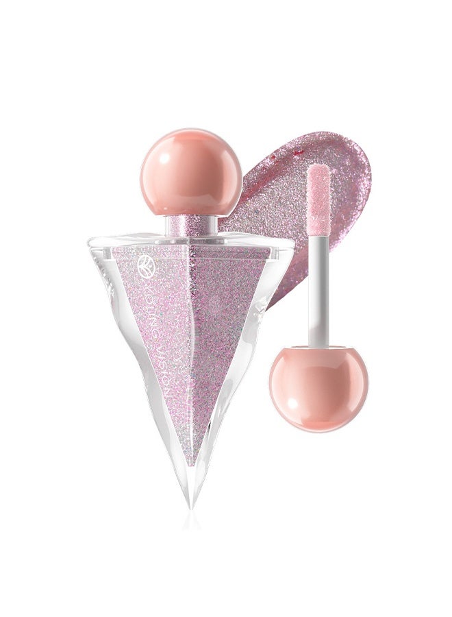 يونج فيجن ظلال عيون سائلة، ظلال عيون مثلثية تدوم طويلاً مقاومة للماء لامعة لامعة سائلة للعين، ظلال عيون متلألئة لمكياج الحفلات والمهرجانات، #05 - Image 1