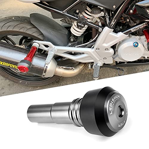 LEDISHUN Accessoires Falling protection Exhaust Slider Crash pad slider compatible with KTM DUKE 390,RC390,DUKE250,DUKE200,ADV 390, DUKE 390 250 200 (Gray) - Image 1