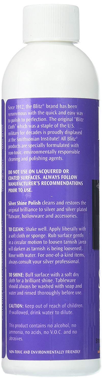 Blitz 20633 Shine Liquid Polish for Sterling Silver-Plated, 8 oz, Pack of 2 - Image 2