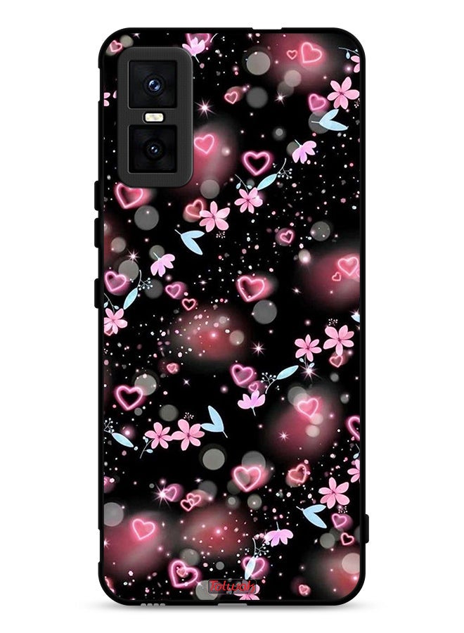Tolwak Infinix GT 30 Pro Protective Case Cover Small Hearts And Flowers - Image 1